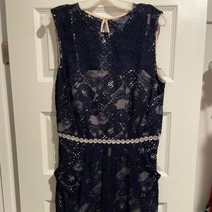 David’s Bridal Navy Dress